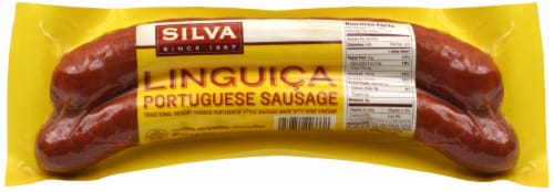 Silva Linguica Portuguese Sausage, 11 oz - Foods Co.