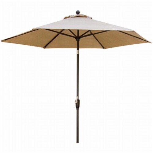Hanover Traditions Outdoor Dining Collection Table Umbrella Perspective: front
