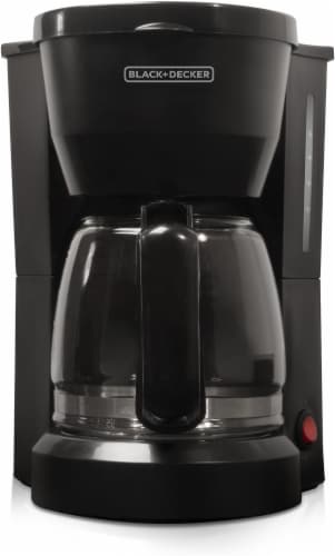 Holstein Housewares 5 Cup Coffee Maker, Stainless Steel/Black, 1 unit -  Kroger