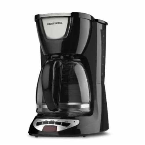 BLACK+DECKER 12-Cup Programmable Drip Coffee Maker in Black