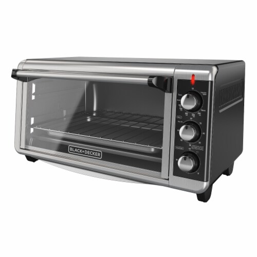 Applica TO3250XSB Black-Decker Stainless Steel 8-Slice Extra Wide Toaster  Oven, Black, 1 - King Soopers