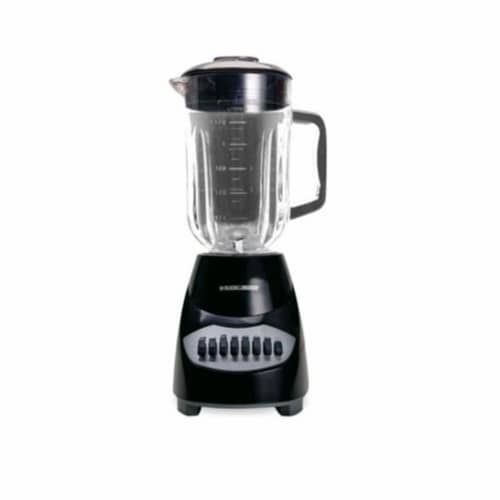 BLACK & DECKER BL2010BG Cyclone 10speed Glass Jar Blender Perspective: front