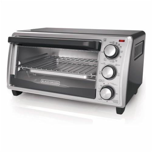 Black Decker 4 Slice Toaster Oven in Grey 1 ct Fred Meyer