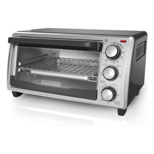 Black Decker 4 Slice Toaster Oven in Grey 1 ct Harris Teeter