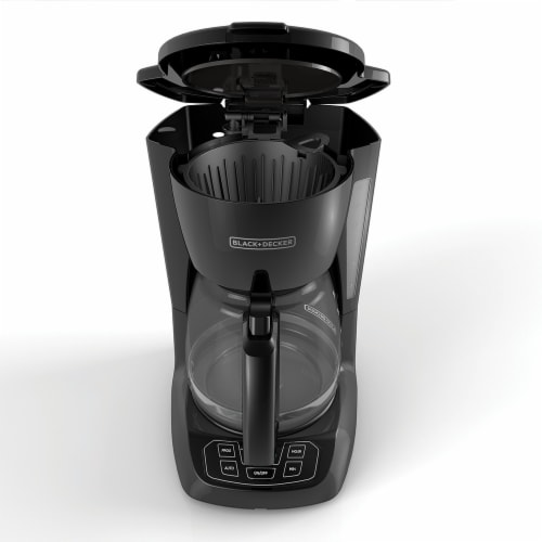 Black & Decker Programmable Coffee Maker - Black Perspective: front