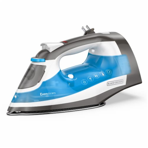 Black & Decker Easy Steam Compact Iron with Dual Cord - Blue