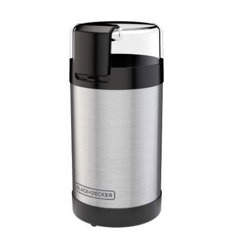 Electric Coffee Grinder - Stainless Steel - 3oz Capacity. Easy On