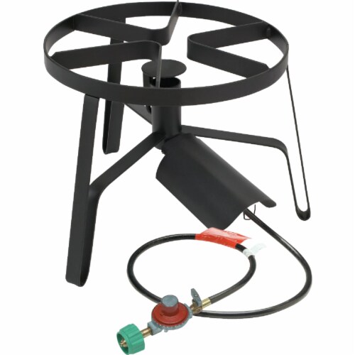 Bayou Classic 60,000 BTU Propane Gas Single Jet Steel Outdoor Cooker SP-1 Perspective: front