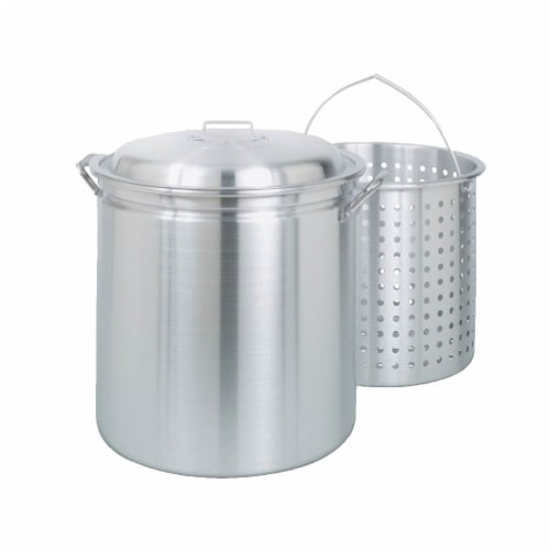 Bayou Classic 34 Qt. Aluminum Stockpot 4034 Perspective: front