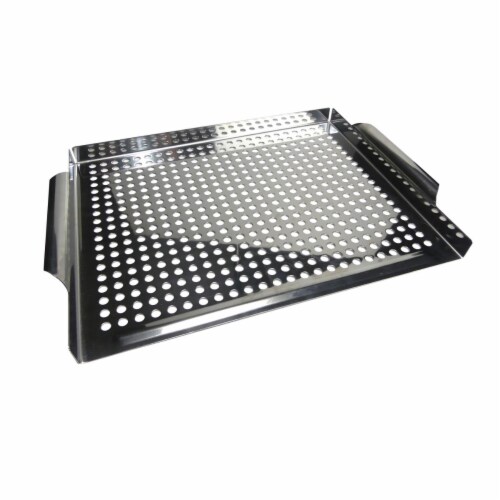 Bayou Classic 500-712 Stainless Steel Grill Topper Perspective: front