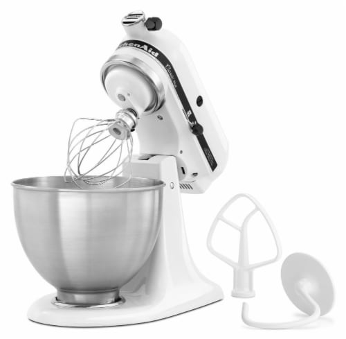 KitchenAid KSM75WH Classic Plus Tilt-Head Stand Mixer - White, 4.5 qt -  Smith's Food and Drug