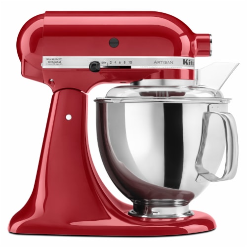 KitchenAid KSM150PSER Artisan Tilt-Head Stand Mixer with Pouring Shield,  5-Quart, Empire Red