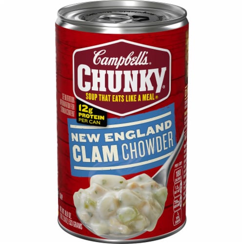 Campbell's® Chunky® Soup New England Clam Chowder Perspective: front