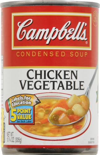 Campbell's Chicken Vegetable Soup, 10.75 oz - Kroger