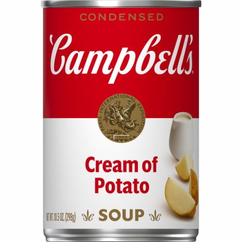 Campbell's® Condensed Cream of Potato Soup Perspective: front
