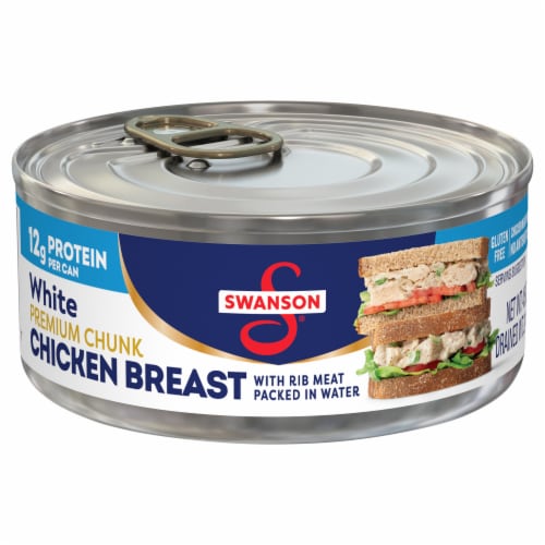 Swanson White Premium Chunk Canned Chicken Breast in Water Perspective: front