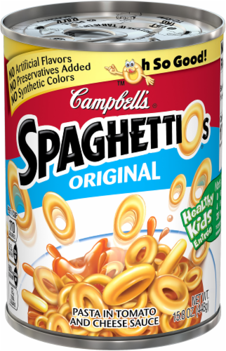 Campbell's SpaghettiOs Perspective: front