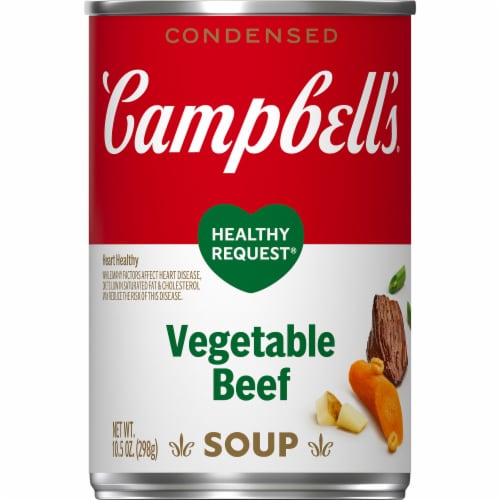 Campbell's® Healthy Request® Vegetable Beef Condensed Soup Perspective: front