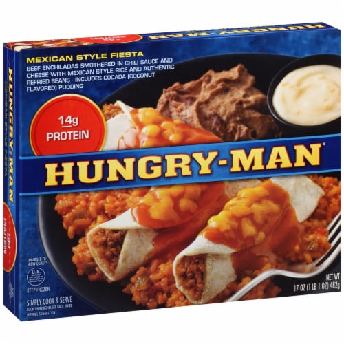 Hungry-Man Mexican Style Fiesta Perspective: front