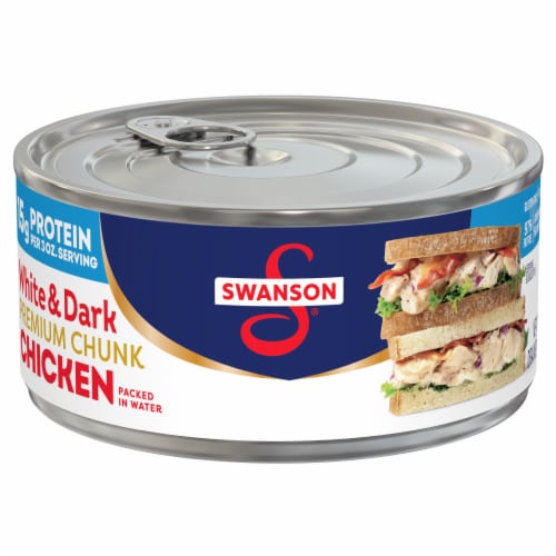 Swanson® Chunk Chicken White and Dark Perspective: front