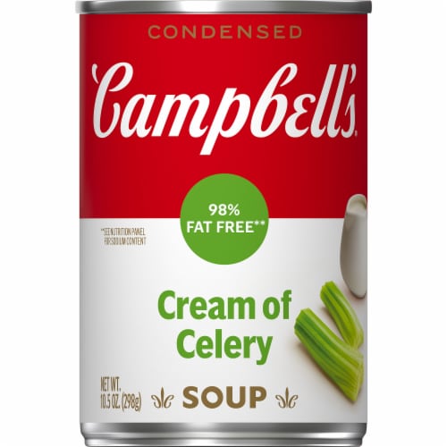 Campbell's® Condensed 98% Fat Free Cream of Celery Soup Perspective: front