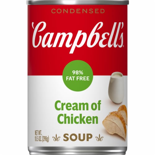 Campbell's® Condensed 98% Fat Free Cream of Chicken Soup Perspective: front