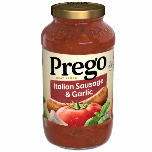 Prego Pasta Sauce Tomato Sauce with Italian Sausage & Garlic - 23.5oz 23.5  oz