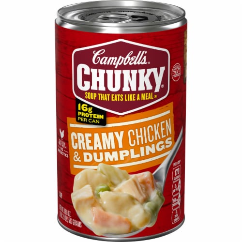 Campbell’s® Chunky Soup Creamy Chicken and Dumplings Soup Perspective: front