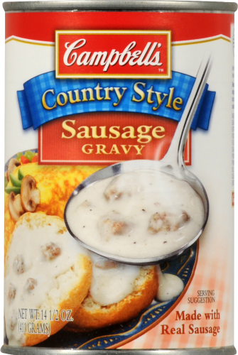 Campbell's Country Style Sausage Gravy Perspective: front