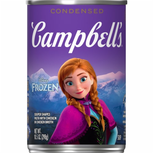 Campbell's® Disney Frozen Souper Shapes Pasta with Chicken Condensed Soup Perspective: front