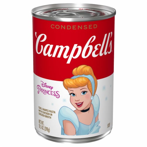 Campbell’s Condensed Kids Soup Disney Princess Cool Shapes Pasta With Chicken in Broth