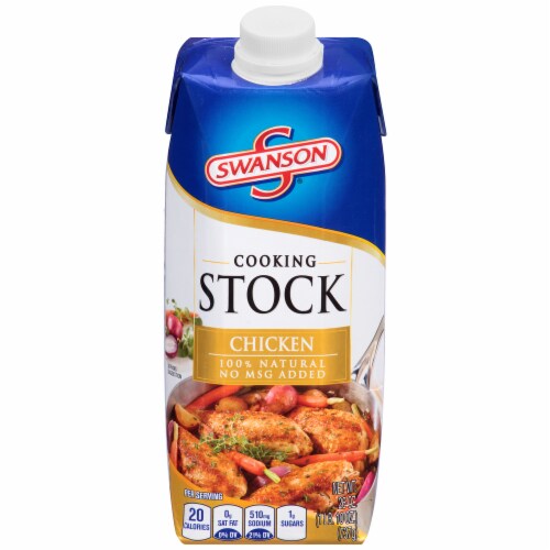 Swanson Chicken Cooking Stock Perspective: front