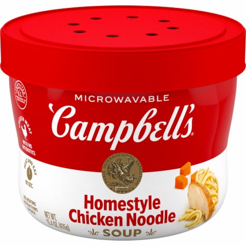 Campbell's Homestyle Chicken Noodle Soup, 15.4 oz - Jay C Food Stores