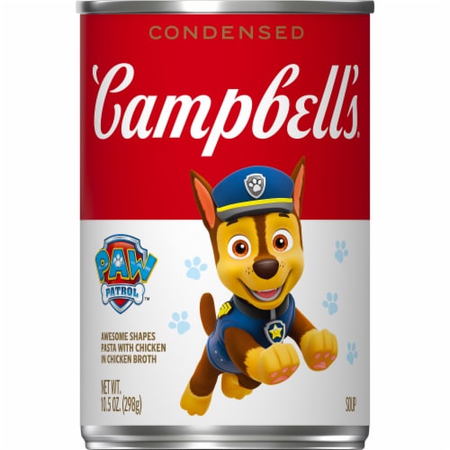 Campbell's Condensed Kids Soup Paw Patrol Awesome Shapes Pasta With Chicken in Broth