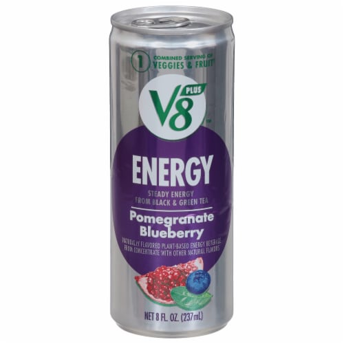 V8 +energy® Pomegranate Blueberry Energy Drink Perspective: front