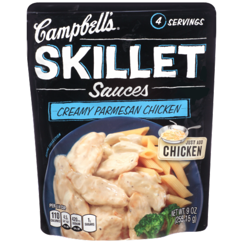 Campbell's Creamy Parmesan Chicken Skillet Sauce Perspective: front