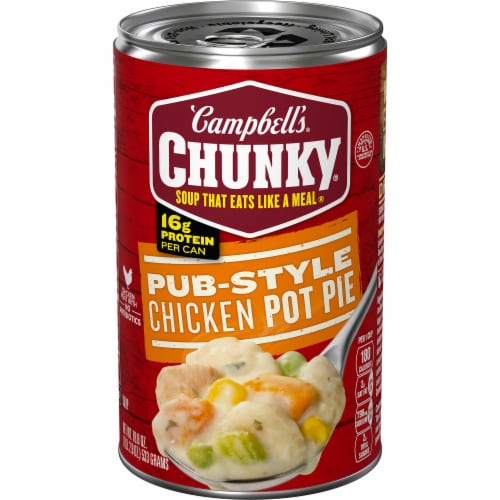 Campbell's® Chunky Pub-Style Chicken Pot Pie Soup Perspective: front