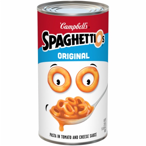 Campbell's® SpaghettiOs Pasta in Tomato and Cheese Sauce Perspective: front