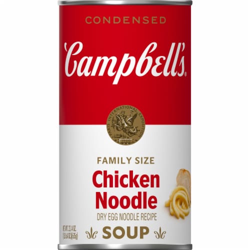Campbell's® Condensed Chicken Noodle Soup Dry Egg Noodle Recipe Perspective: front