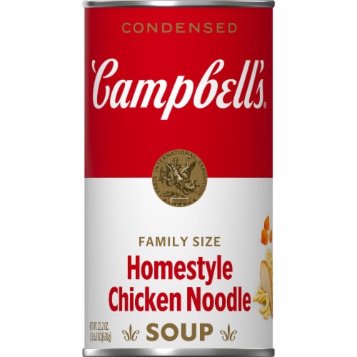 Campbell's® Condensed Homestyle Chicken Noodle Soup Family Size Perspective: front