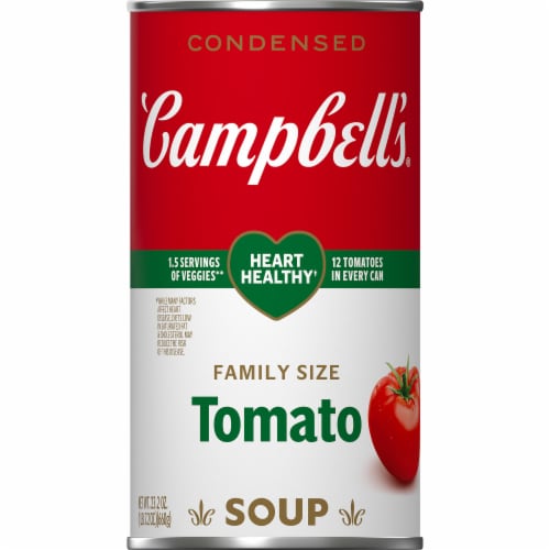 Campbells® Condensed Healthy Request Tomato Soup Family Size Perspective: front
