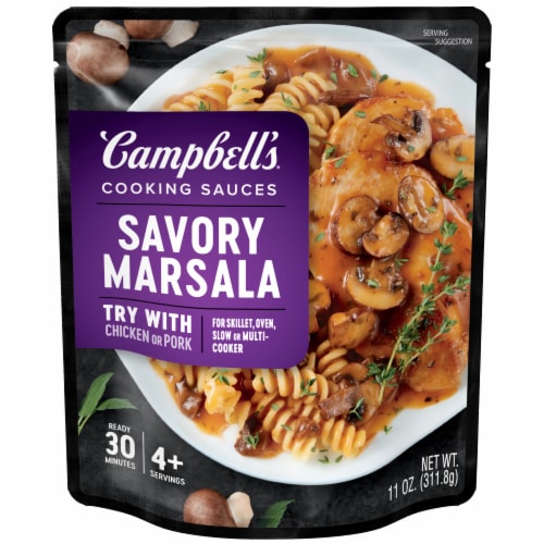 Campbell's® Cooking Sauces Savory Marsala Sauce Perspective: front