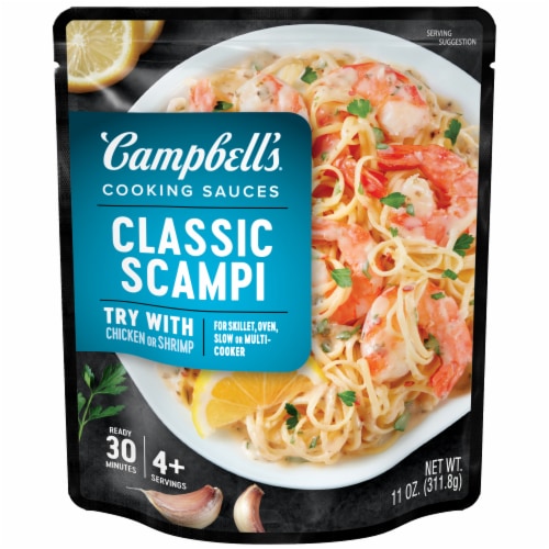 Campbell's® Cooking Sauces Classic Shrimp Scampi Sauce Perspective: front