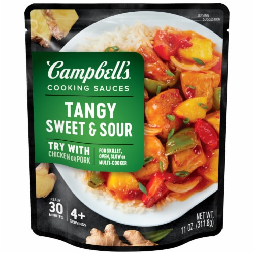 Campbell's® Cooking Sauces, Tangy Sweet and Sour, 11 Oz Pouch