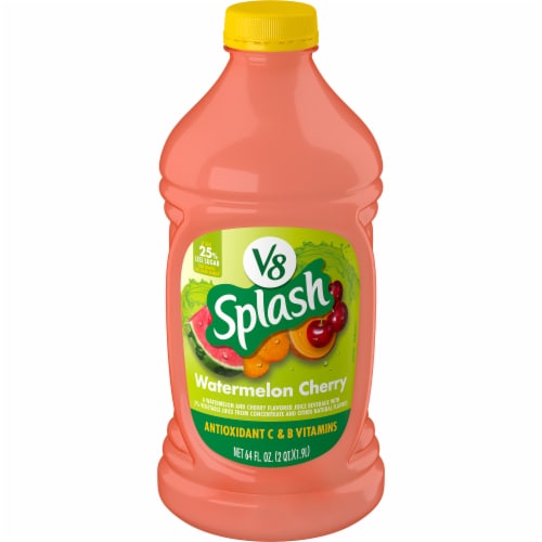 V8 Splash Watermelon Cherry Flavored Juice Beverage