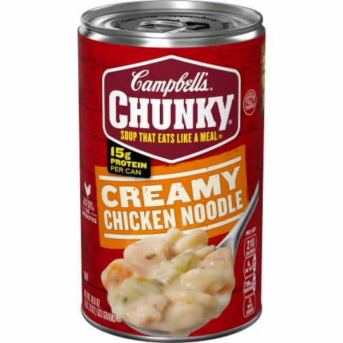 Campbell's® Chunky® Creamy Chicken Noodle Soup Perspective: front