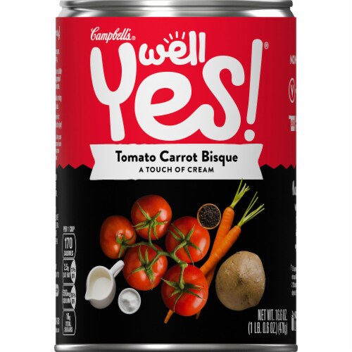 Campbell's Well Yes! Tomato Carrot Bisque Perspective: front