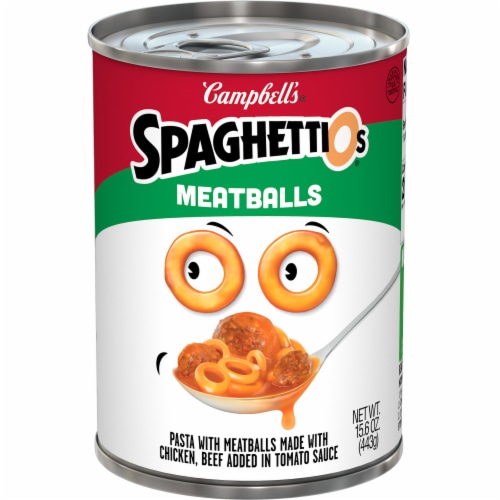 Campbell S Spaghettios With Meatballs Pasta 15 6 Oz Food 4 Less