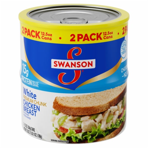 Swanson White Premium Chunk Canned Chicken Breast in Water Perspective: front