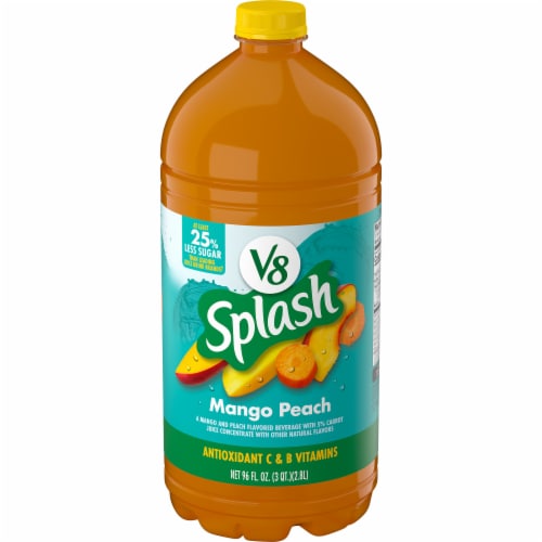 V8 Splash® Mango Peach Flavored Juice Beverage Perspective: front